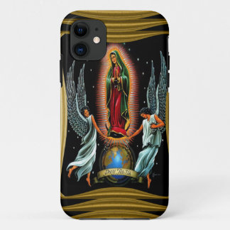 Virgen deグアダルペ(天使と) iPhone 11 ケース