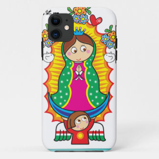 VIRGEN DEグアダルペCARICATURA 01のカスタマイズ可能なプロ iPhone 11 ケース