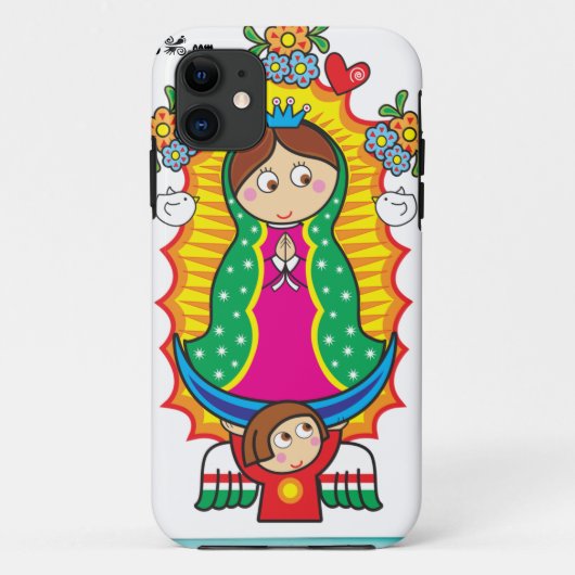 VIRGEN DEグアダルペCARICATURA 01のカスタマイズ可能なプロ Case-Mate iPhoneケース (裏面)