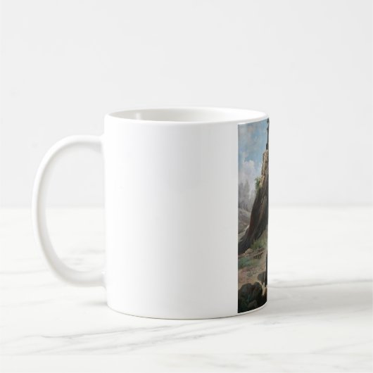 Virgen de Fátima コーヒーマグカップ (左)