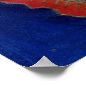 Virgen de Guadalupe色鉛筆アートポスター ポスター (角)