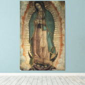 Virgen de Guadalupe キャンバスプリント (インサイチュ (ウッドフロア))
