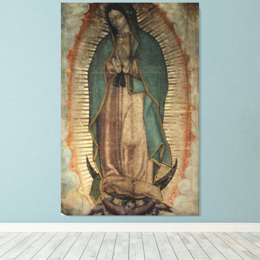 Virgen de Guadalupe キャンバスプリント (インサイチュ (ウッドフロア))
