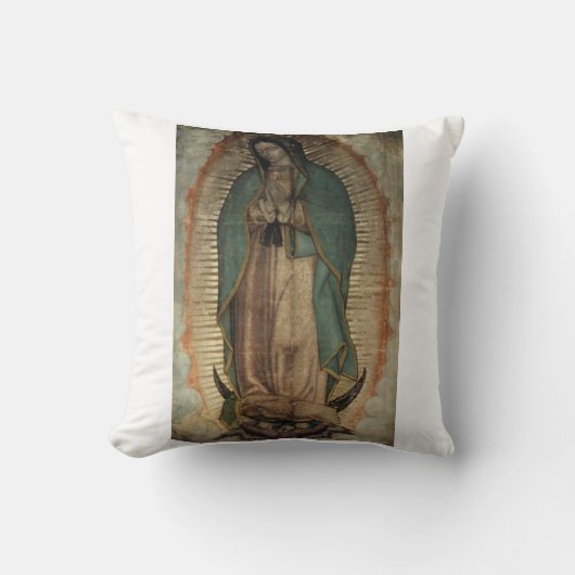 Virgen de Guadalupe クッション (正面)