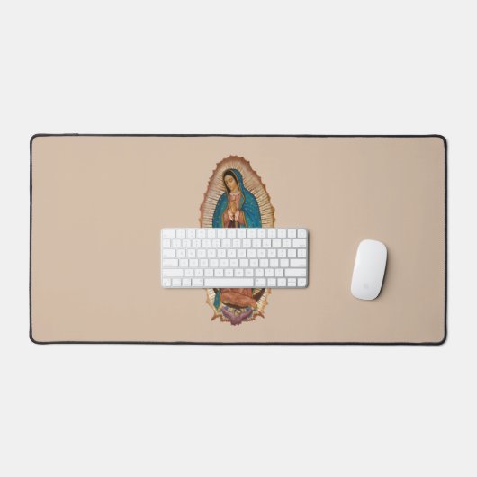 Virgen de Guadalupe デスクマット (キーボード&マウス)