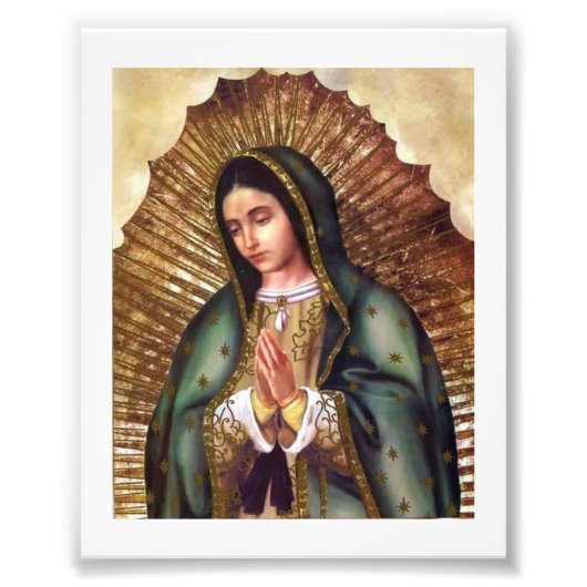 Virgen de Guadalupe フォトプリント (正面)