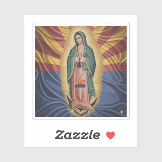 Virgen de Guadalupe - Arizona シール (シート)