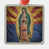 Virgen de Guadalupe - Arizona メタルオーナメント (正面)