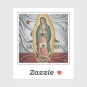 Virgen de Guadalupe - California シール (シート)