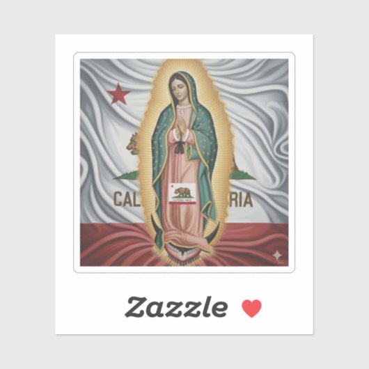 Virgen de Guadalupe - California シール (シート)