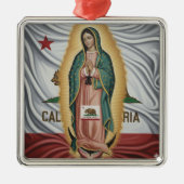 Virgen de Guadalupe - California メタルオーナメント (正面)