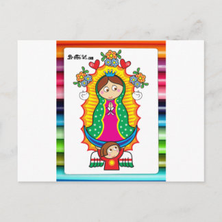 VIRGEN DE GUADALUPE CARICATURA 01 CUSTOMIZABLE PRO ポストカード