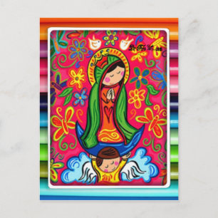 VIRGEN DE GUADALUPE CARICATURA 03 CUSTOMIZABLE PRO ポストカード