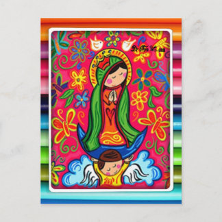 VIRGEN DE GUADALUPE CARICATURA 03 CUSTOMIZABLE PRO ポストカード