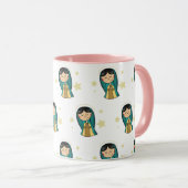 Virgen de Guadalupe Cartoon Coffee Mug マグカップ (正面右)
