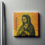 Virgen de Guadalupe Drawing マグネット<br><div class="desc">Add a pop of color and iconic flair to your kitchen with this Virgen de Guadalupe drawing fridge magnet! With its modern eclectic style and vibrant design, this magnet brings a fresh twist to classic imagery, making it a standout piece for any fridge. Perfect for those who love mixing tradition...</div>