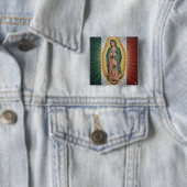 Virgen de Guadalupe - Mexico 缶バッジ (インサイチュ)