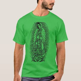 Virgen de Guadalupe Our Lady of Guadalupe Black an Tシャツ