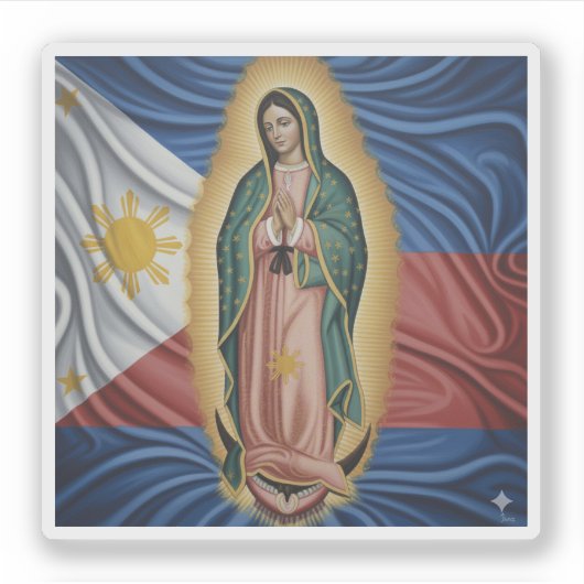 Virgen de Guadalupe - Philippines シール (正面)