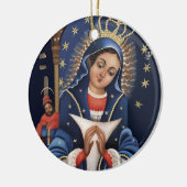 Virgen de la Altagracia Ornamentos セラミックオーナメント (左)