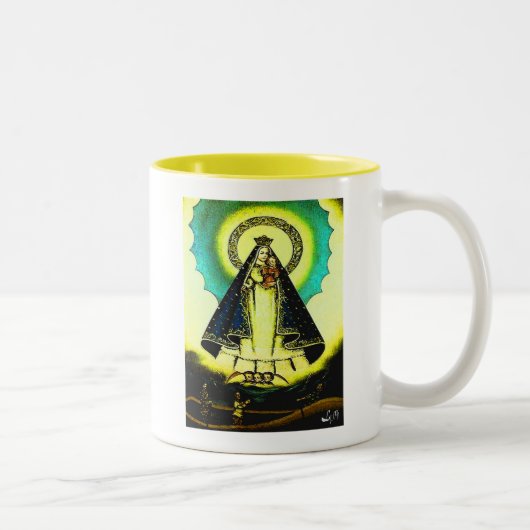 VIRGEN DE LA CARIDAD ツートーンマグカップ (右)