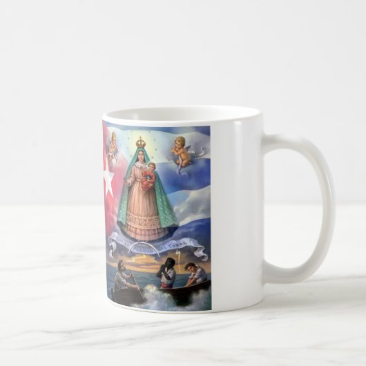 VIRGEN DE LA CARIDAD DEL COBRE コーヒーマグカップ (右)
