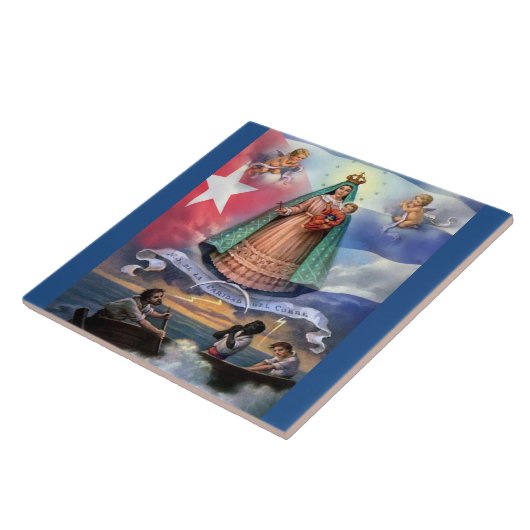 VIRGEN DE LA CARIDAD DEL COBRE、 タイル (側面)