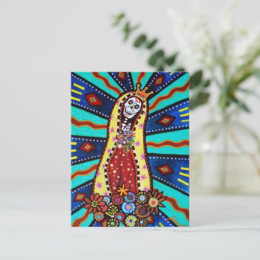Virgen Guadalupeはがき ポストカード (スタンド正面)