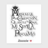 VIRGEN MARIA シール (シート)