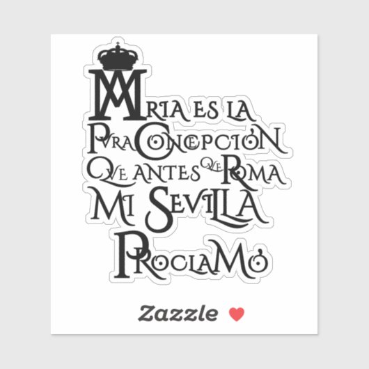 VIRGEN MARIA シール (シート)