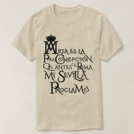 VIRGEN MARIA Tシャツ (デザイン正面)