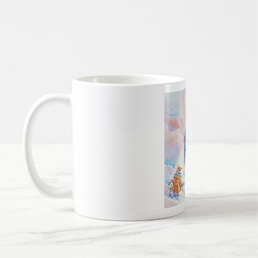 Virgen Medalla Milagrosa コーヒーマグカップ (左)