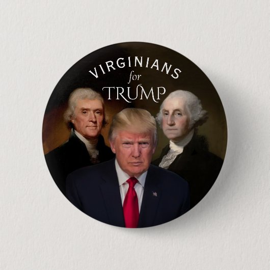 Virgian for Trump 缶バッジ (正面)
