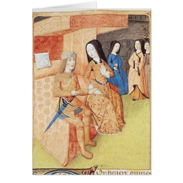 Virgilの仕事からのAeneasそしてディド、 (正面)