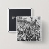 Virgil著「Aeneid」からのイラストレーション 缶バッジ (正面&裏面)