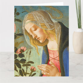 VIRGIN ADORING SLEEPING CHRIST CHILD  カード