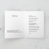 VIRGIN ADORING SLEEPING CHRIST CHILD  カード (内部)