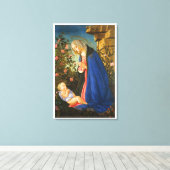 VIRGIN ADORING SLEEPING CHRIST CHILD  キャンバスプリント (インサイチュ (ウッドフロア))