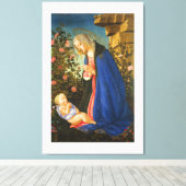 VIRGIN ADORING SLEEPING CHRIST CHILD  キャンバスプリント (インサイチュ (ウッドフロア))