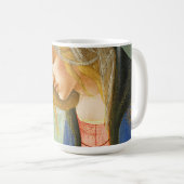 VIRGIN ADORING SLEEPING CHRIST CHILD コーヒーマグカップ (正面右)