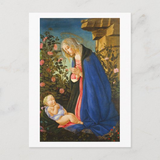 VIRGIN ADORING SLEEPING CHRIST CHILD  ポストカード (正面)