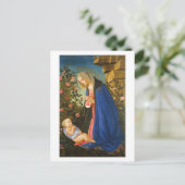 VIRGIN ADORING SLEEPING CHRIST CHILD  ポストカード (スタンド正面)