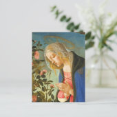 VIRGIN ADORING SLEEPING CHRIST CHILD  ポストカード (スタンド正面)