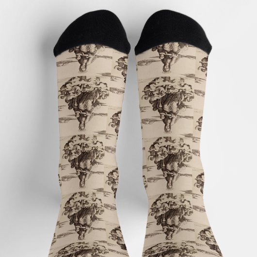 Virgin and Child in the Clouds ソックス (上部)