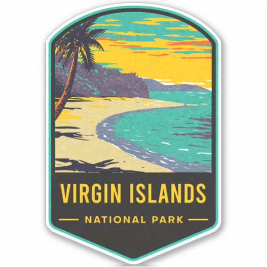 Virgin Islands National Park シール (正面)