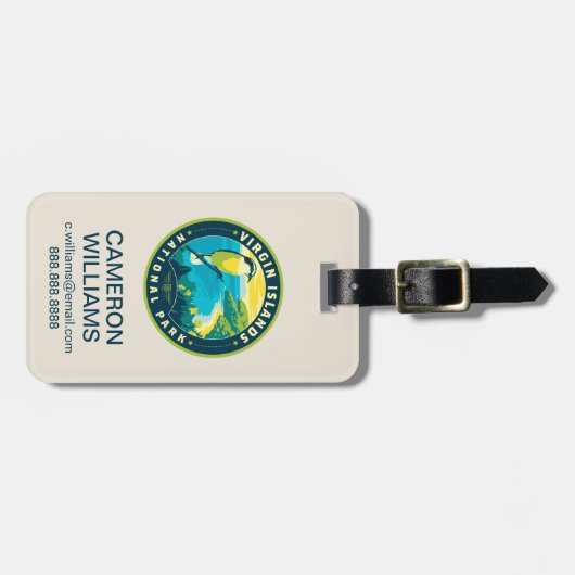 Virgin Islands National Park ラゲッジタグ (正面横)