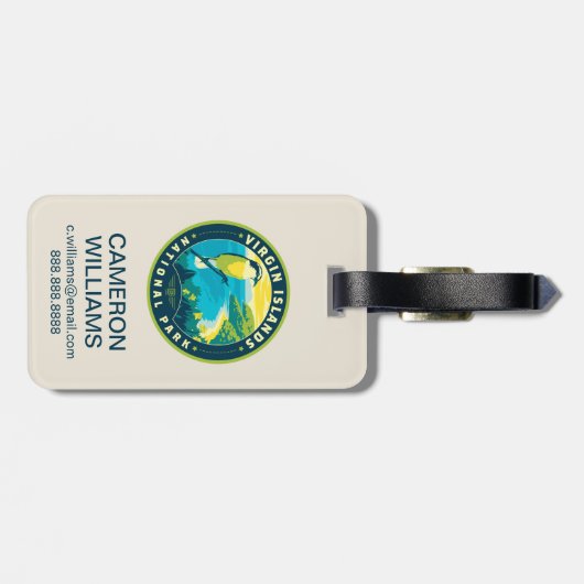 Virgin Islands National Park ラゲッジタグ (裏面横)