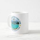 Virgin Islands National Park caribbean beach コーヒーマグカップ (正面左)