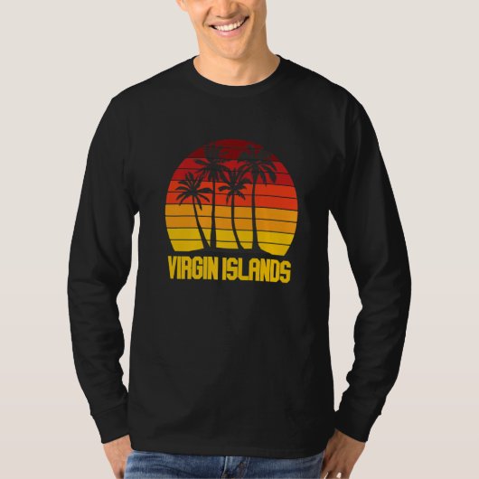 Virgin Islands St. John National Park Palm trees S Tシャツ (正面)