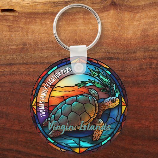 Virgin Islands Vacation Souvenir  キーホルダー (正面)